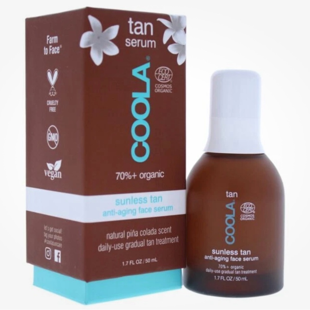 COOLA Sunless Tan Serum - Brown and Blue